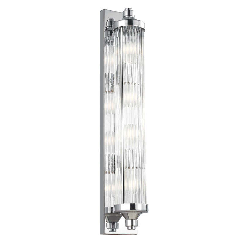 Elstead Wandleuchte Wandlampe G9 LED Paulson Chrom Badezimmerleuchte IP44 Lampe - 9002759392680