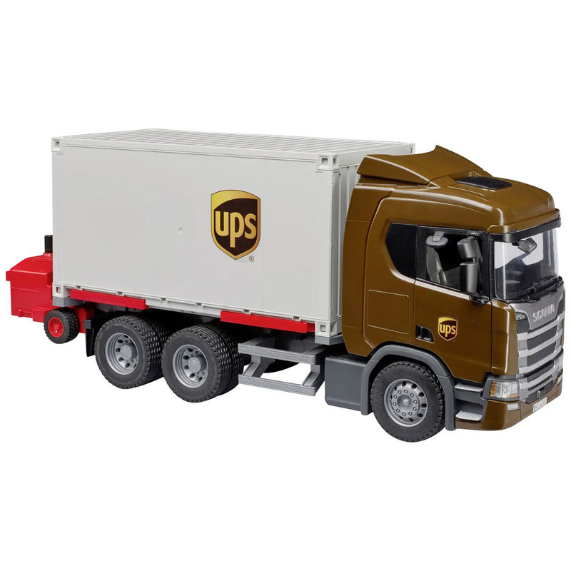 bruder Scania Super 560R Logistik LKW mit Mitnahmestapler Modell-LKW Modellauto - 4001702035822
