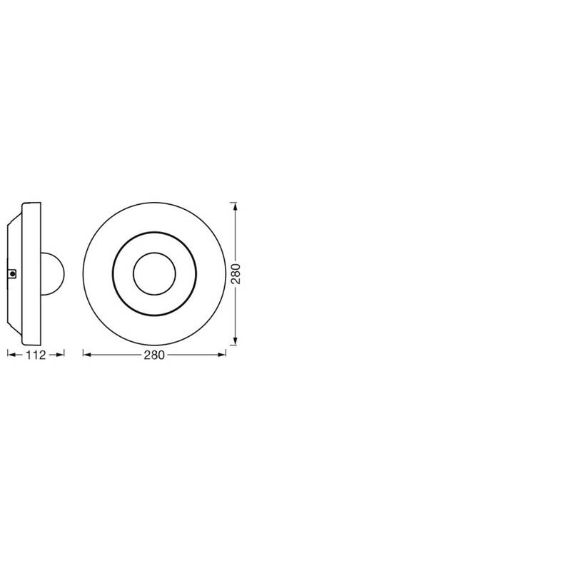 OSRAM SMART+ Wifi LED-Außenkamera CIRCLE, grafit Sensor IP44 Kamera - 4099854474811