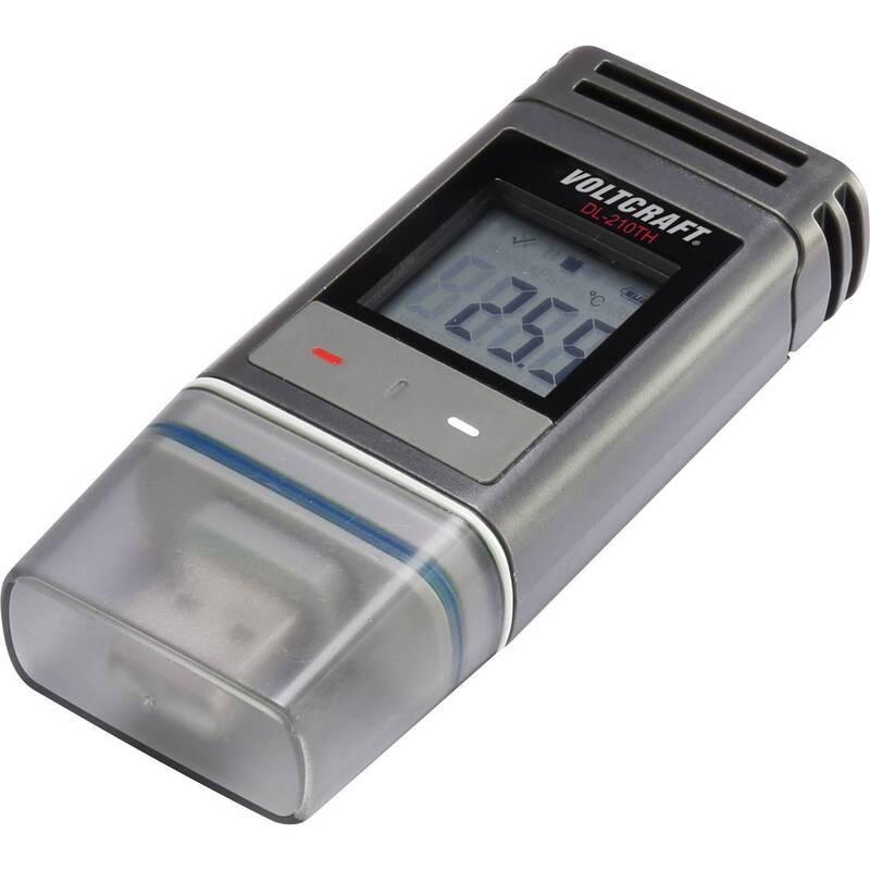 VOLTCRAFT Temperatur-Datenlogger DL-210TH Luftfeuchte-Logger IP65 USB - 4016139081281