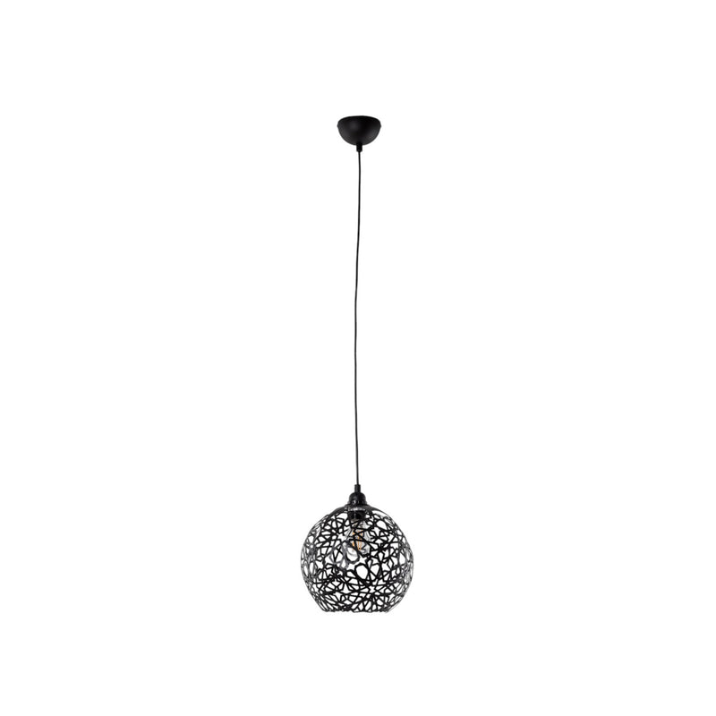Opviq Fellini Hängelampe Pendelleuchte MR-785 Lampe 1-flammig Ø 25cm schwarz - 8681875641752