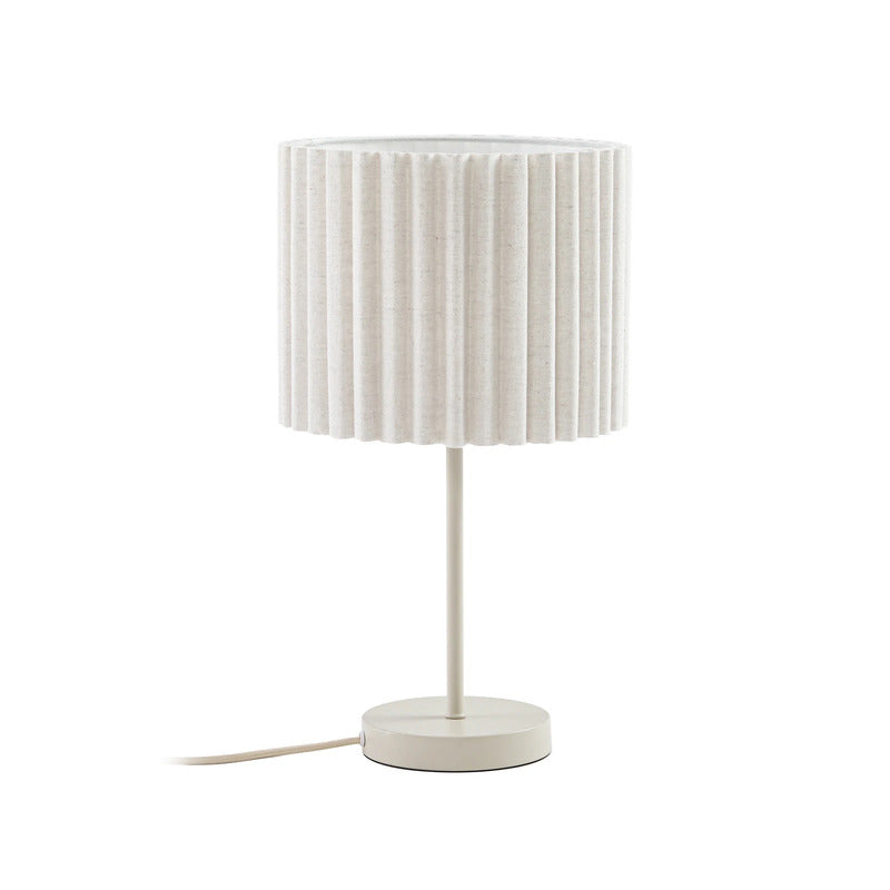 Lindby Tischleuchte Lampe Libbie LED Leuchte creme E27 Höhe 45cm elegant modern - 4255830913334