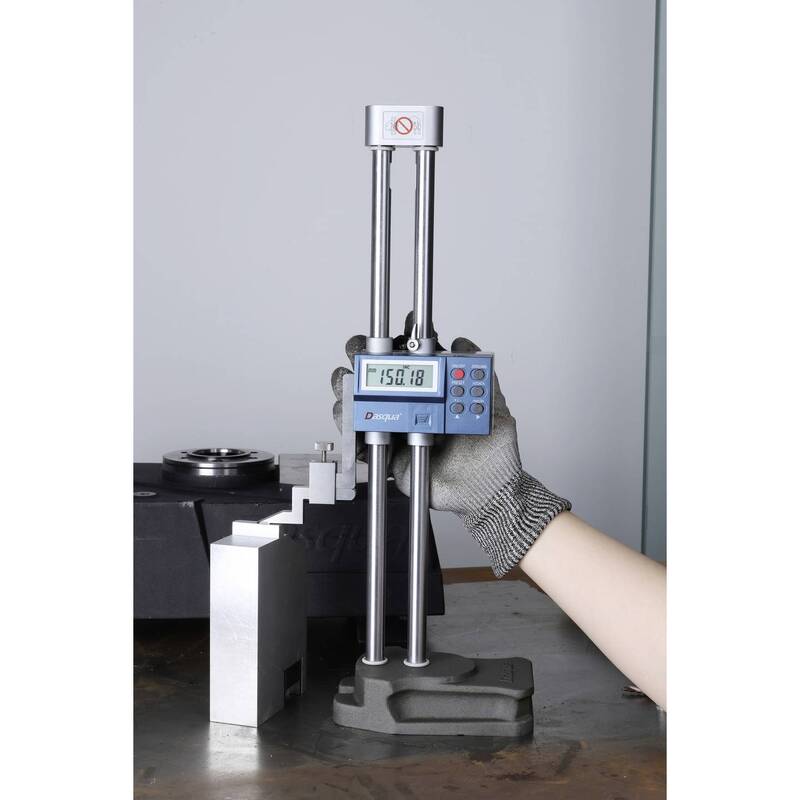 DASQUA Höhenmessgerät Messuhr Doppelbalken Digital Industrie LCD Display 600 mm - 4064161307602