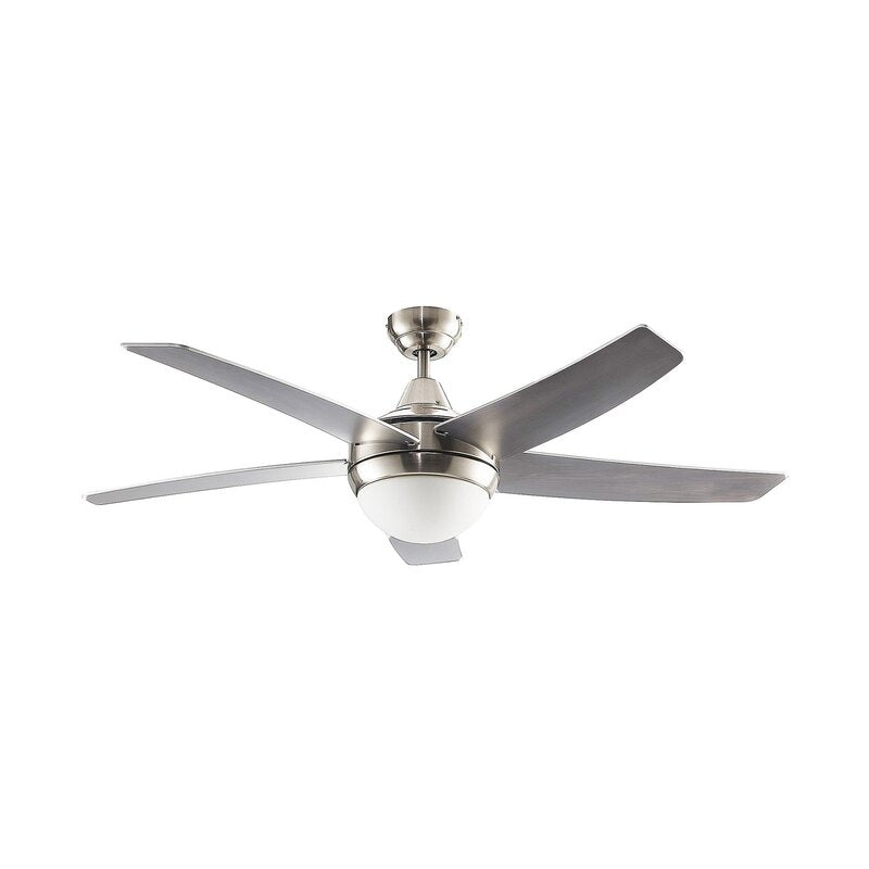 Lindby Deckenventilator Auraya mit Licht leise Stahl für Räume bis 8 m² - 4251911789164