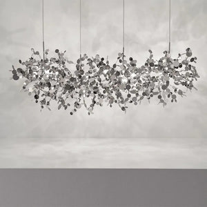 B-Ware Terzani Argent 4 Linear Pendant Pendelleuchte Edelstahl Hängelampe Beleuchtung