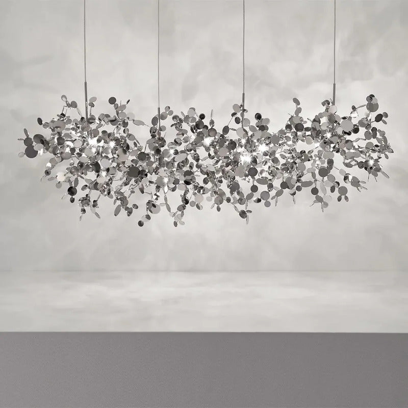 Terzani Argent 4 Linear Pendant Pendelleuchte Edelstahl Hängelampe Beleuchtung - 150374