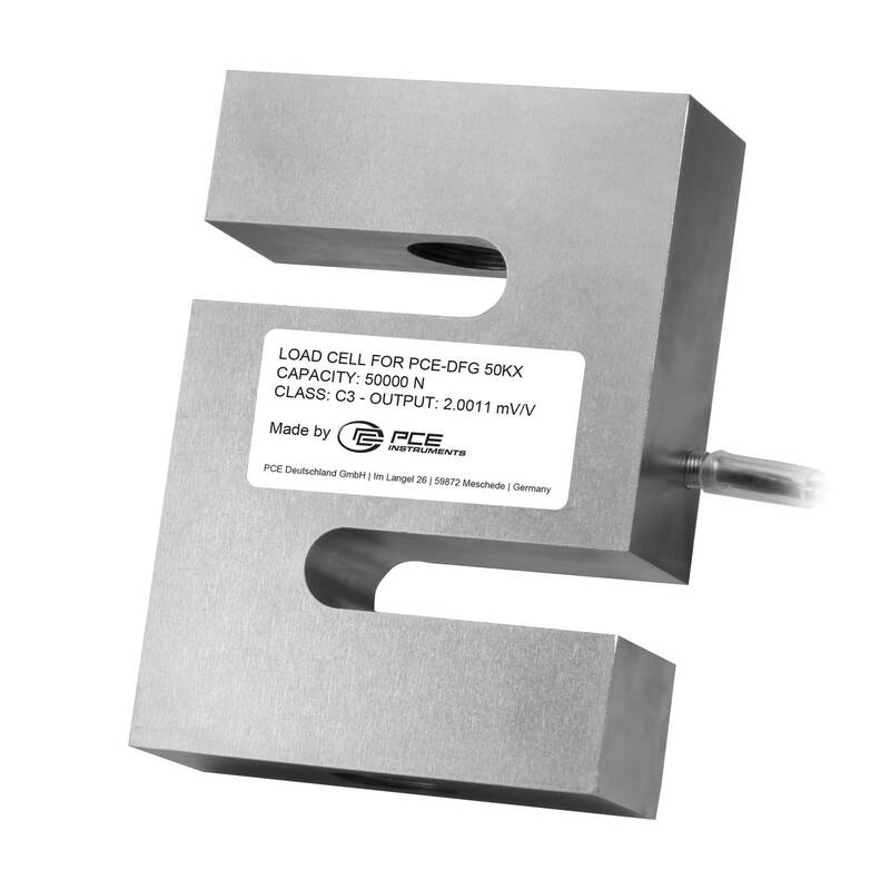 PCE Instruments Kraftmessger�t Dynamometer Messger�t 50 kN externer Sensor - 4250348734952