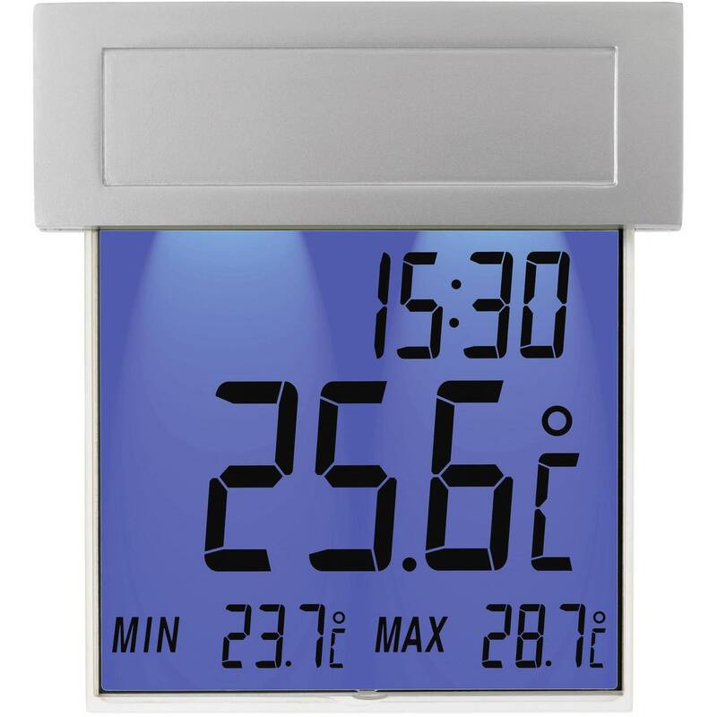 TFA Solar-Fenster-Thermometer Digital Innentemperatur -10 bis +50 °C - 4009816017475
