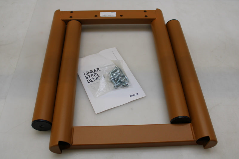 Muuto Gartenbank Sitzbank Outdoorbank burnt orange wetterfest Gartenmöbel - 5710562309552