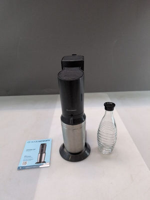 B-Ware SodaStream Trinkwassersprudler Crystal 3.0 schwarz Wassersprudler 615ml
