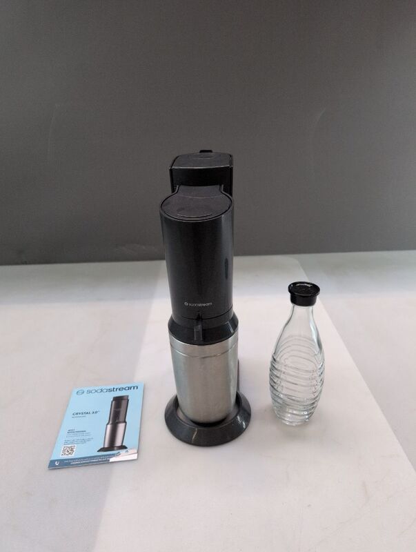 SodaStream Trinkwassersprudler Crystal 3.0 schwarz Wassersprudler 615ml - 7290116742380