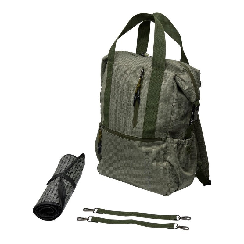 KOELSTRA Wickelrucksack Rucksack Baby Tasche Jippe green Windelrucksack - 8719558000890