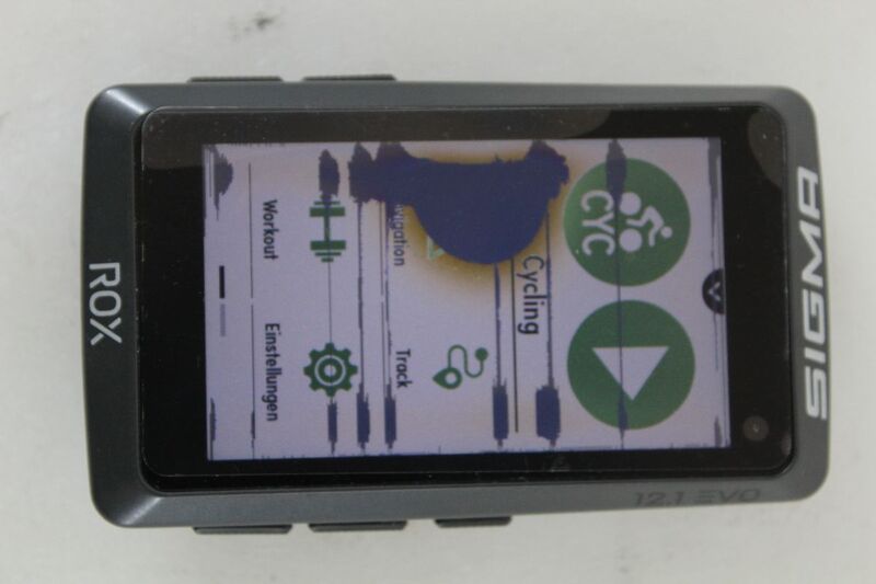 Sigma Fahrrad-Navi ROX 12.1 EVO Bluetooth GPS GLONASS Europa 3 Zoll grau 110g - 4016224010400