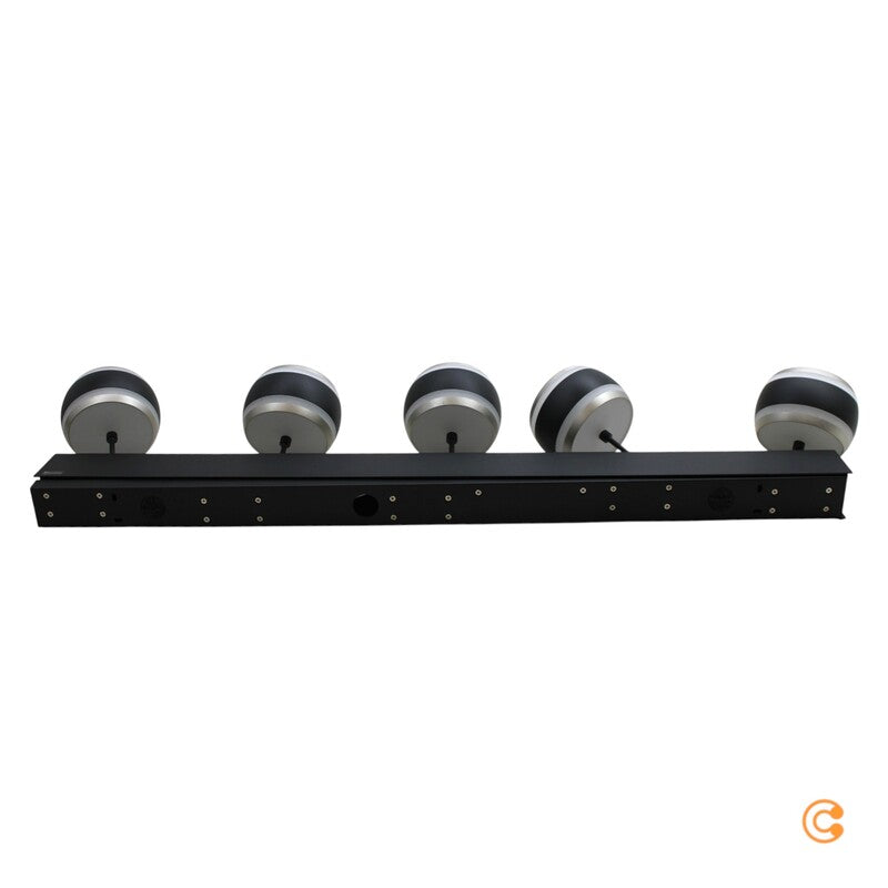 Paul Neuhaus PURE LED Hängelampe Falling Rings schwarz Fernbedienung 101 cm 5flg - 4012248396575