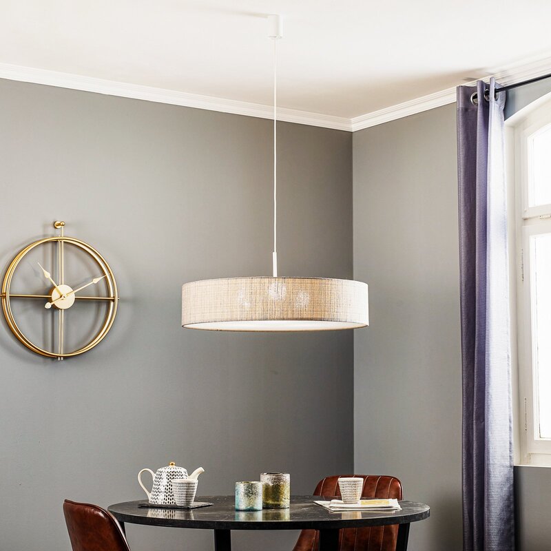 Nowodvorski Lighting Hängeleuchte Turda grau Ø 65 cm Hängelampe Lampe Leuchte - 5903139894791