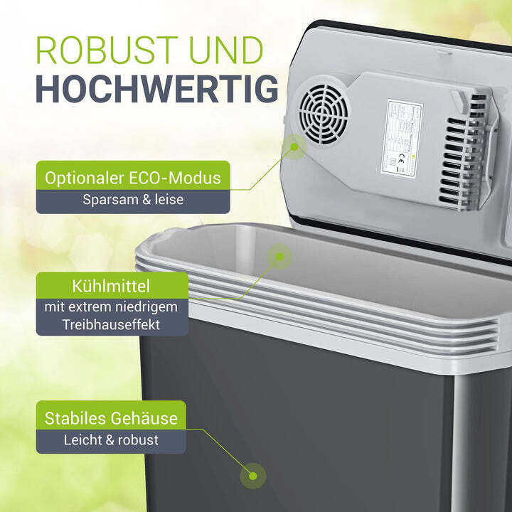 Kühlbox Nordpol Elektrische Kühlbox 24L 12V 230V Grau für Ausflüge und Reisen - 4260565528005