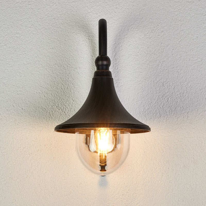 Lindby Außenwandleuchte Gartenleuchte Daphne LED Lampe dimmbar schwarz IP44 - 4251096533873