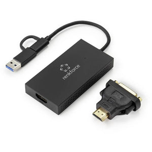 B-Ware Renkforce Externe Grafikkarte Grafikadapter DDR3-RAM 5 GBit/s 3840x2160 Pixel