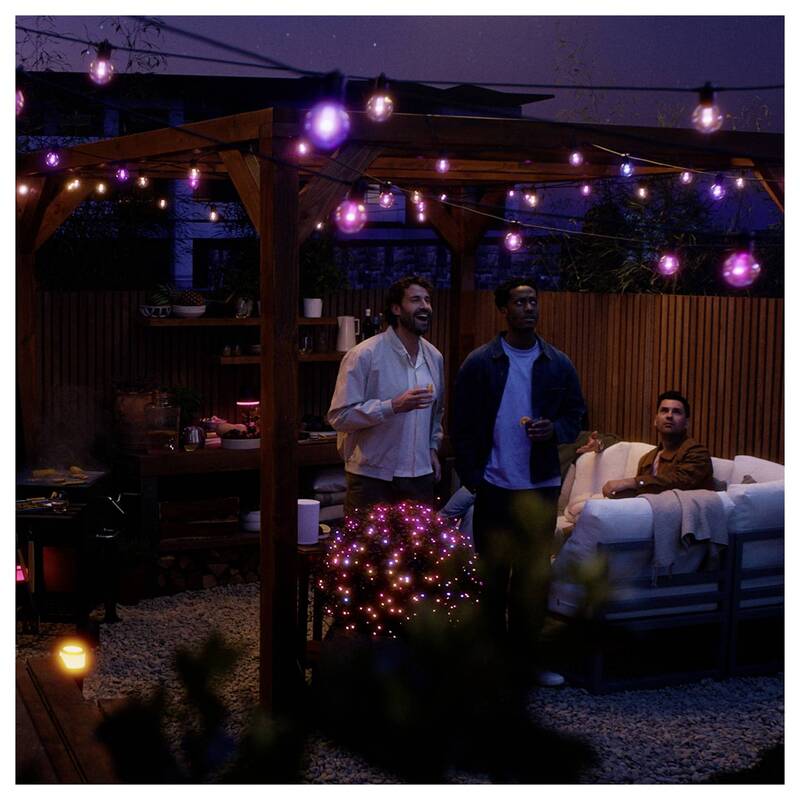 Philips Hue Lichterkette Lichtergirlande Festavia Globe Outdoor Licht Schwarz - 8720169371477
