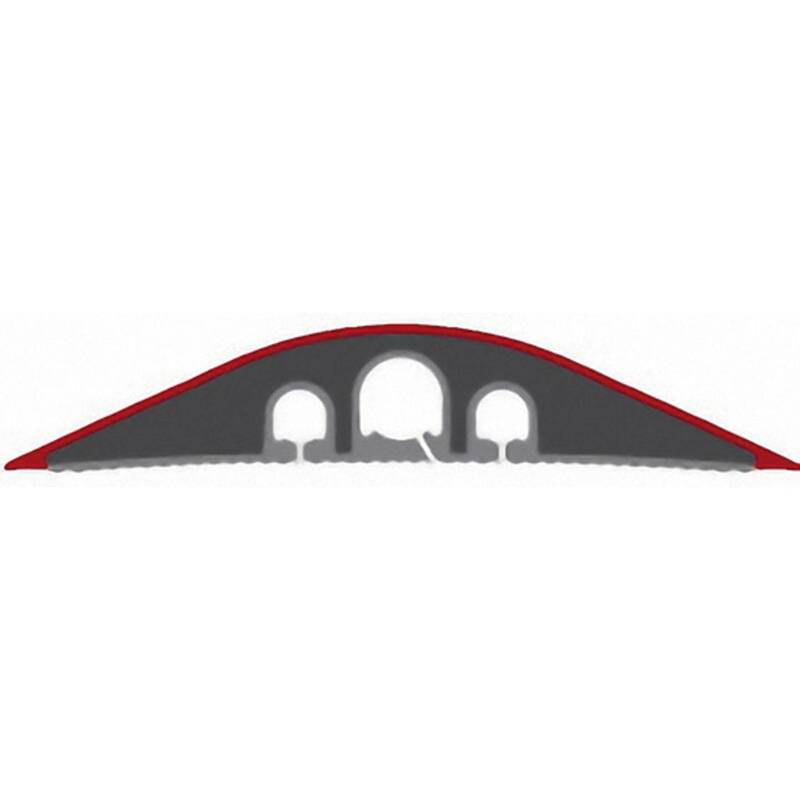 Serpa Kabelbrücke TPE 1500mm 3 Kanäle nachleuchtend geruchneutral hellgrau - 4045597000275