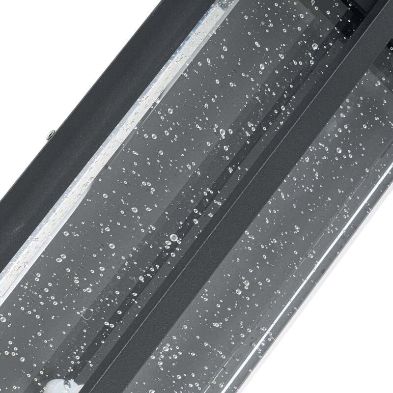 Lucande Außenwandleuchte Velune LED Gartenlampe anthrazit 35cm IP44 CCT 1000lm - 4255830909801