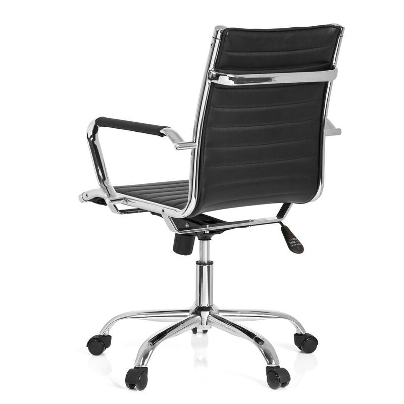 hjh OFFICE  VEMONA 10 Profi Chefsessel Schwarz Drehstuhl Bürostuhl Arbeitsstuhl - 4260354054012
