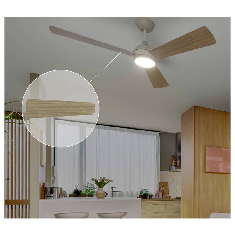 Philips Deckenventilator Civx mit Fernbedienung 32W 170m³/min LED braun weiß - 8721103103192