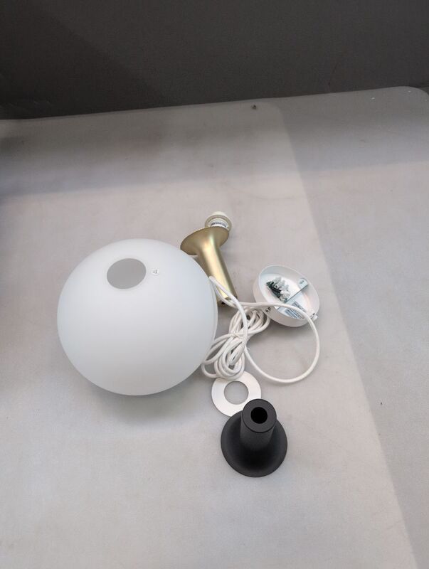 Nordlux Pendelleuchte Hängeleuchte Alton 25 E27 60W Lampe Opal 300cm Höhe 330mm - 5701581413887