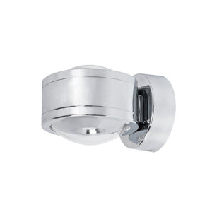 B-Ware MEGATRON Wandleuchte Wandlampe LED chrom Due Punto Badezimmer Metall Kunststoff