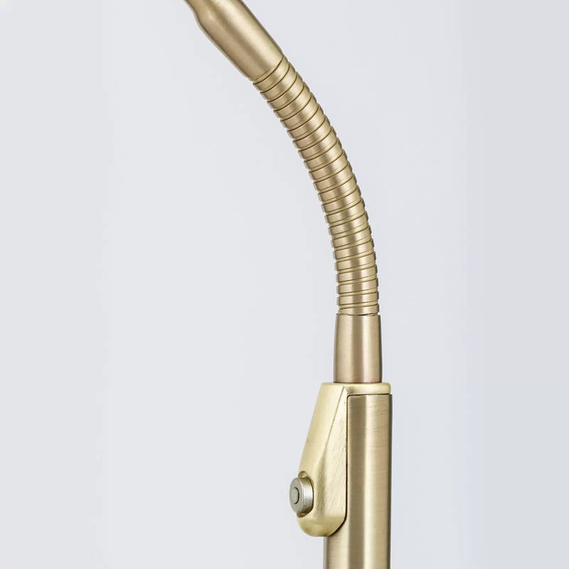 ORION Stehlampe Standleuchte LED messing matt Lichtfarbe wechselbar Stahl Cobra - 9003090257478