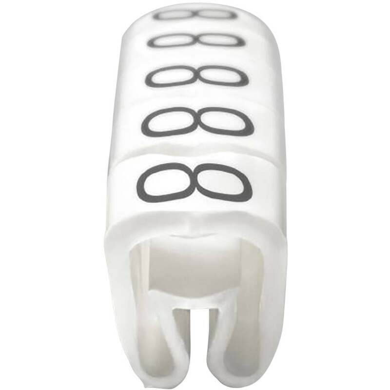 Weidmüller Kennzeichnungsring CLI C 02-3 GE/SW 2 PVC Gelb 1.3-3mm 500 Stück - 4008190007553