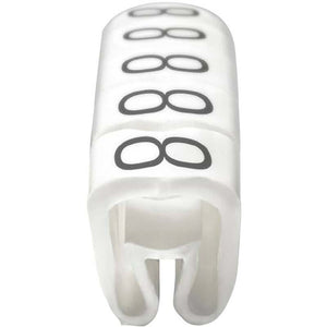 B-Ware Weidmüller Kennzeichnungsring CLI C 02-3 GE/SW 2 PVC Gelb 1.3-3mm 500 Stück