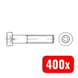 B-Ware Toolcraft Zylinderschraube M5 Edelstahl A2 Innensechskant DIN 6912 100 Stück