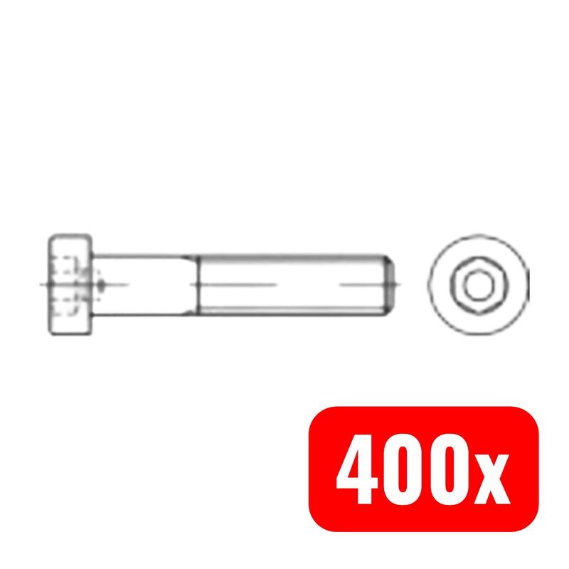 Toolcraft Zylinderschraube M5 Edelstahl A2 Innensechskant DIN 6912 100 Stück - 4053199443093