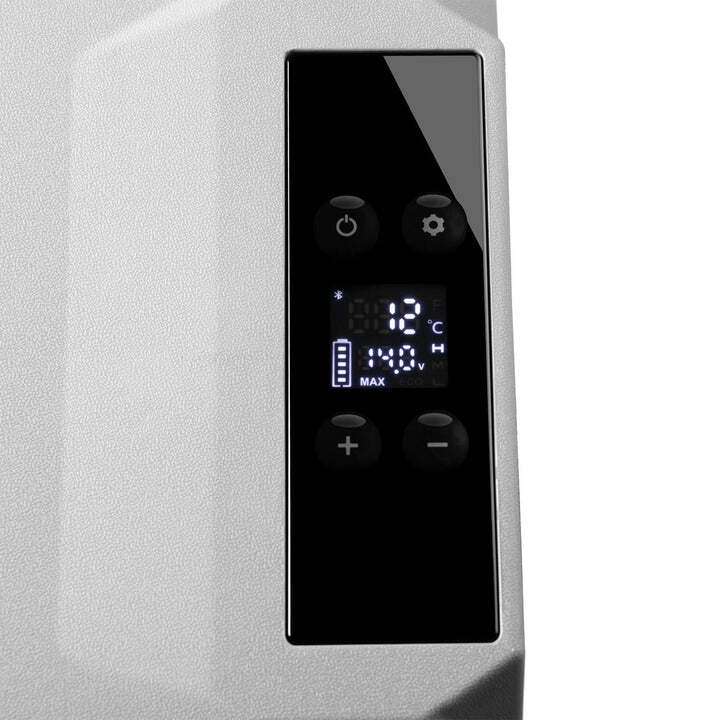 Kompressor Kühlbox Yukon 50l Kühlgerät mit App Steuerung und USB Anschluss grau - 4260565528043