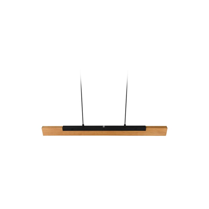 Kerala Hängeleuchte Pendelleuchte LED Touchdimmer Sensordimmer Holzschirm war790 - 4017807542455