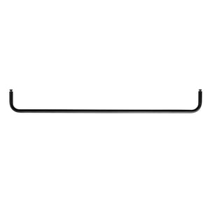 B-Ware String Stange Kleiderstange Garderobe Metallboden Schwarz Siehe Text/Foto