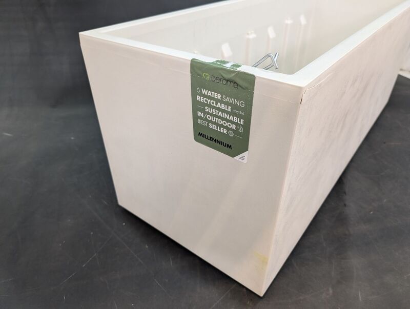 Deroma Pflanzkasten Hochbeet Millennium Blumenkasten mit Wasserreservoir Kasten - 0191942106438