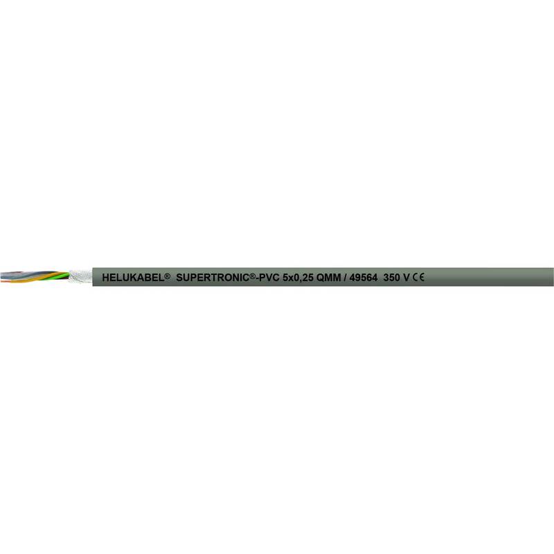 HELUKABEL Schleppkettenleitung Steuerleitung S Tronic PVC Grau Kabel 100 Meter - 2050007248712