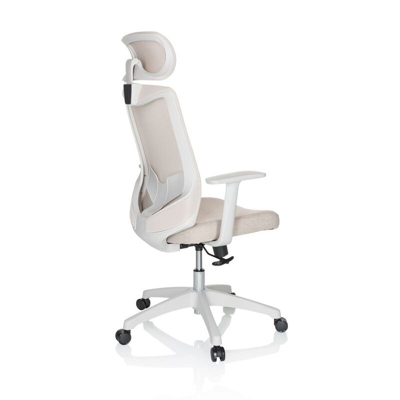 hjh OFFICE MIKEO W Home Office Bürostuhl Beige Drehstuhl Arbeitsstuhl Stuhl B796 - 4064323028352