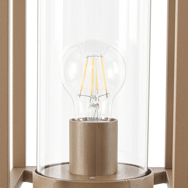 Lucande Wegeleuchte Ferda LED Gartenleuchte Pollerleuchte dimmbar braun 100cm - 4255830907012