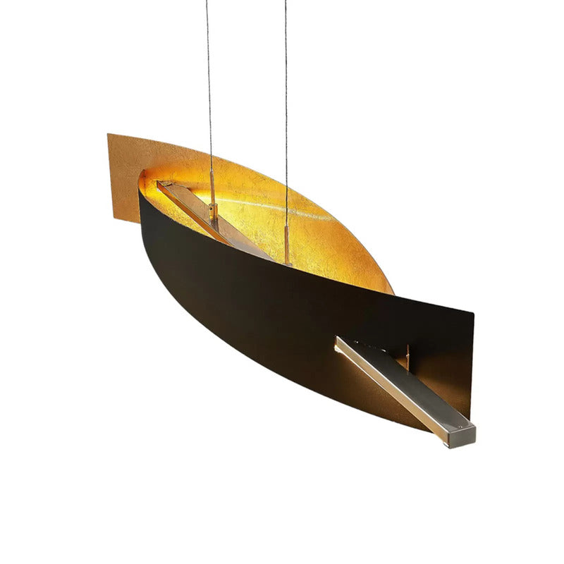 Lucande LED-Hängeleuchte Marija Pendelleuchte Leuchte Blende senkrecht schwarz - 8502193107406