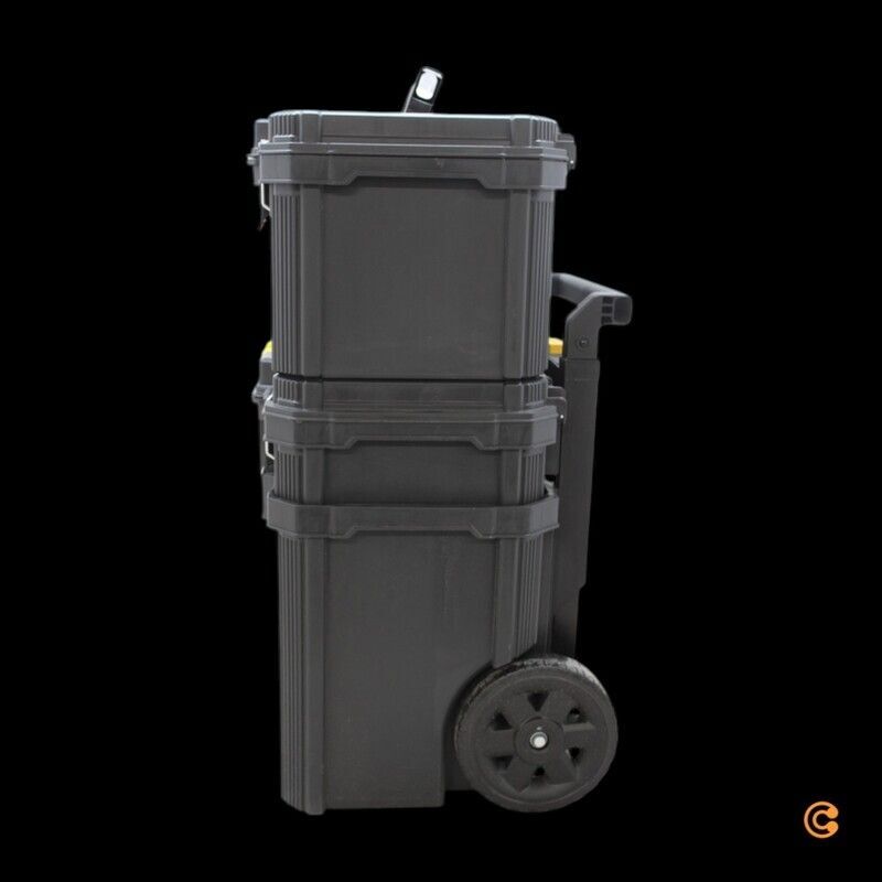 Stanley Trolley-Koffer Werkzeugbox unbestückt 80l anthrazit 400x506x740mm - 3253561833199