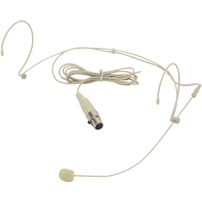 Omnitronic Headset Sprach-Mikrofon HS-1100 Kabelgebunden inkl. Windschutz 0,1kg - 4026397210262