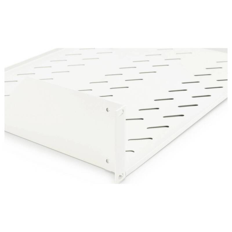 Digitus Netzwerkschrank-Fachboden 19 Zoll 2 HE Lichtgrau ab 450mm Blech grau - 4016032275091
