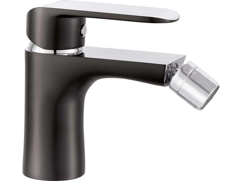 baliv Bidetarmatur BI-5070 Schwarz-Chrom bewegliche Mischdüse Badezimmerarmatur - 4007874102287