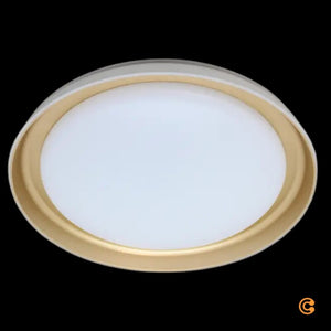 B-Ware JUST LIGHT Deckenleuchte Deckenlampe LED SATI Kunststoff weiss messing dimmbar