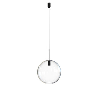 B-Ware Nowodvorski Pendelleuchte Hängeleuchte SPHERE XL Glas Schwarz Modern E27 35cm
