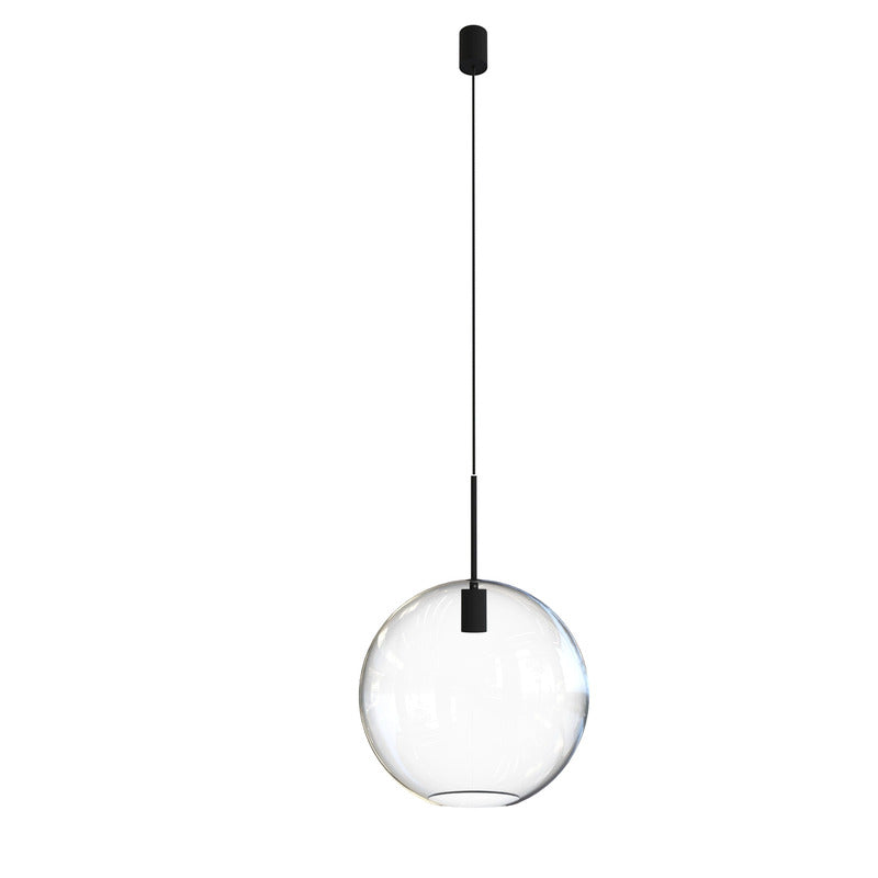 Nowodvorski Pendelleuchte Hängeleuchte SPHERE XL Glas Schwarz Modern E27 35cm - 5712772112784