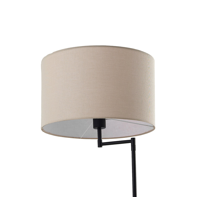 Lindby Stehlampe Zinia LED Lampe mit Ablage USB-Anschluss schwarz 160cm hoch - 4251911702422